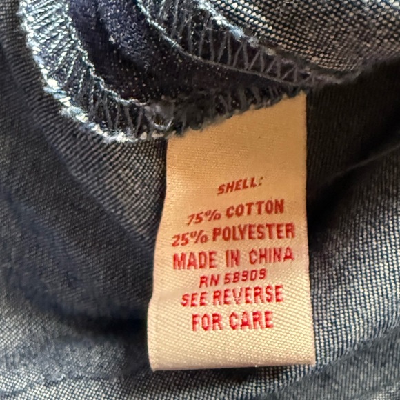 Reba
Leona Denim Square Neck Sleeveless Maxi A-Line Dress Size M - Picture 9 of 9